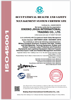 OCCUPATIONAL HEALTH AND SAFETY MANAGEMENT CERTIFICATE